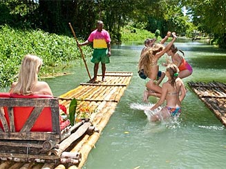 river rafting Falmouth Jamaica